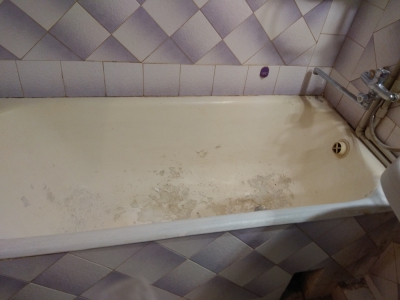 Восстановление покрытия чугунной ванны Одесса